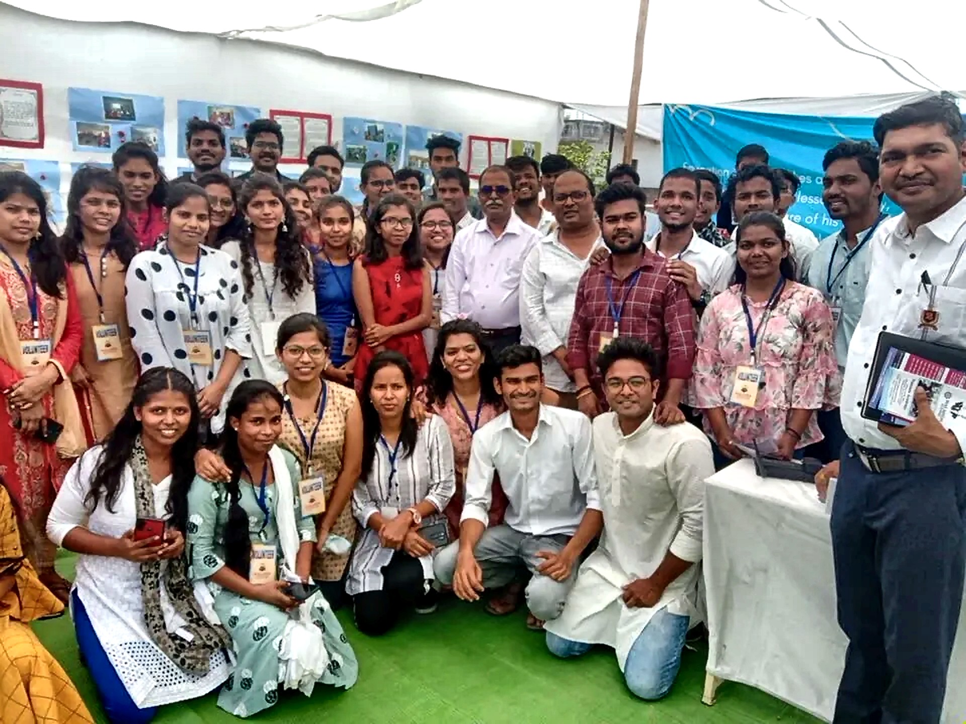 Nalanda volunteers at the 2022 Education Fair